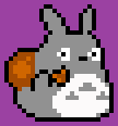 Totoro with bag