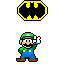 Batman and mario's brother