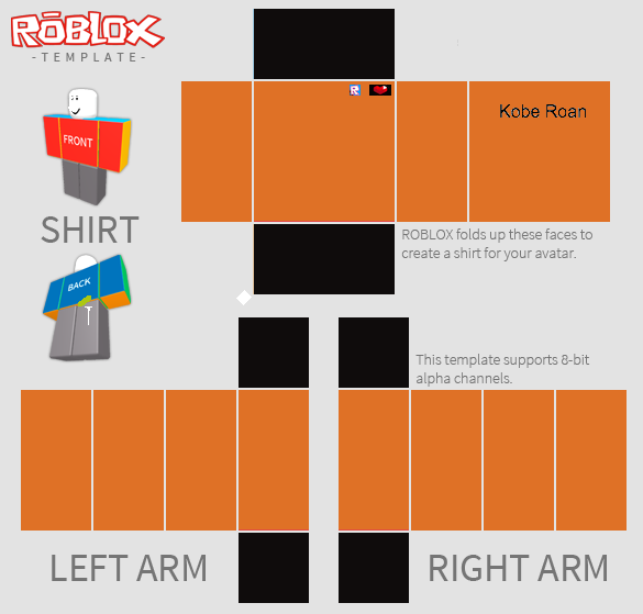 roblox shirt orange test