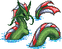 Christmas Green Serpent Dragon