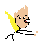 flying hair guy
