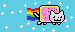 rainbow sprinkle nyan cat