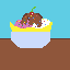 pixel banana split