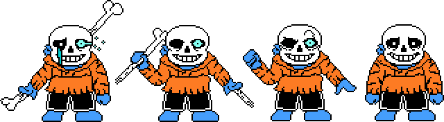 Dusttale Sans and Papyrus Pixie Engine - Create!