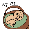 gift. small basket. this is the art you've seen. asleep? because they are kind. pet baldi