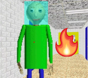 playing a game is very weak. baldi 1