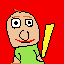 who played baldi with all the good 1 of them got some creature baldi , they took his head, cut off and related, small, scattered, spread all over the apartment. and under the sofa, under the curtains. and in all so terribly will have the fire they