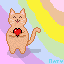 First Pixel Drawing! Cat