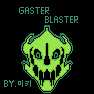 GREEN GASTER BLASTER