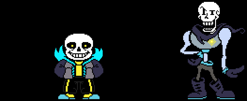 spacetale sans and papyrus (not outertale)