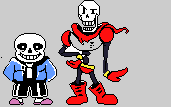 Sans and papyrus colored