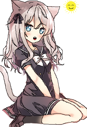 Kitty girl Anime