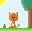 pixel art fox 32x32