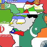 another fictional map w flags