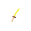 a simple gold sword
