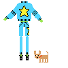 blue star w dog