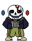 the blody poppet Gaster's Sans