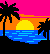 Simple Beach Sunset